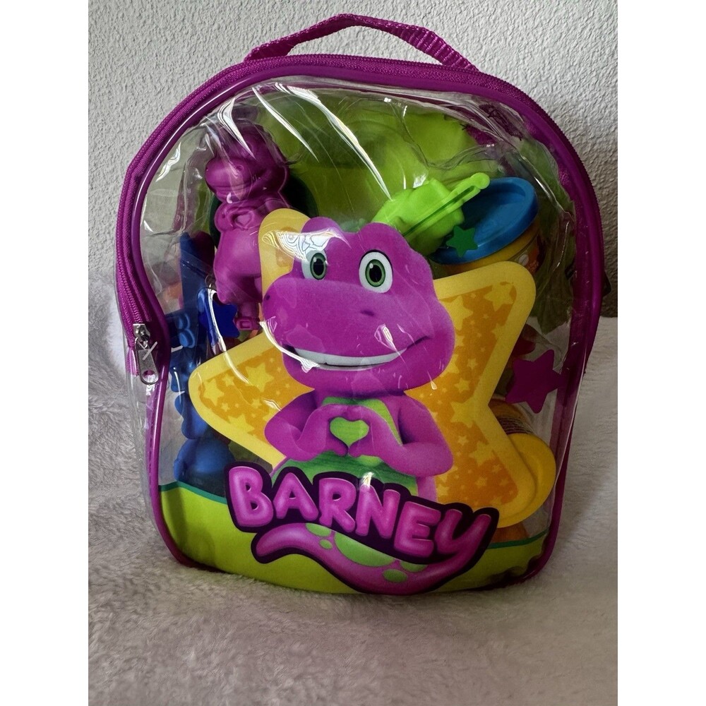 Barney The Dinosaur Fun Dough On the Go Molding Set